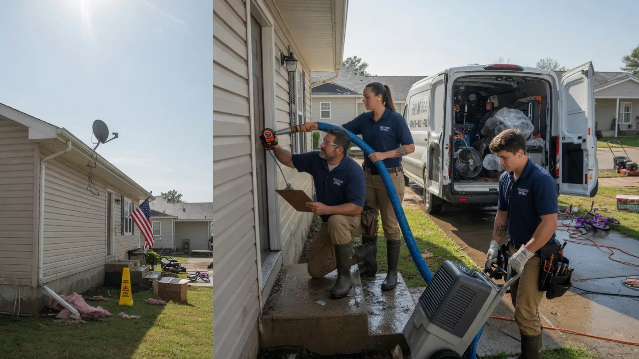 Ceiling Water Damage Restoration in Denver, PA near me